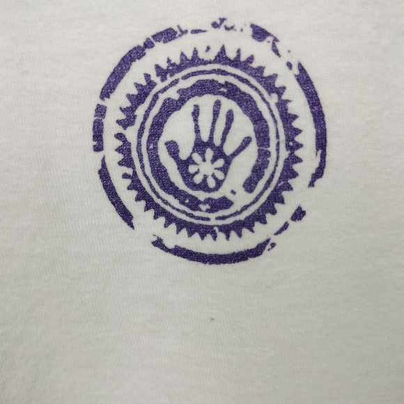 Kult Jam 100% Cotton Unisex Zen Thug Life Graphic V Neck Sz. Sm - Picture 3 of 5